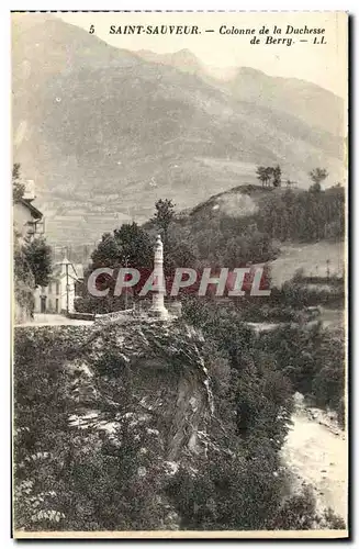 Cartes postales Saint Sauveur Colonne de la Duchesse de Berry