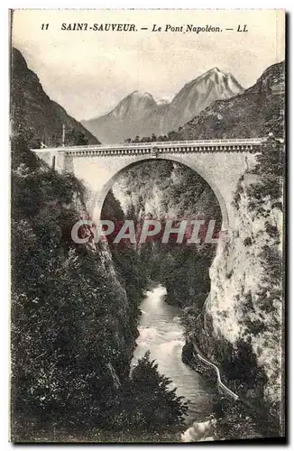 Ansichtskarte AK Saint Sauveur Le Pont Napoleon