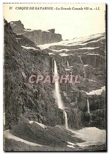 Cartes postales Cirque De Gavarnie Le Grande Cascade