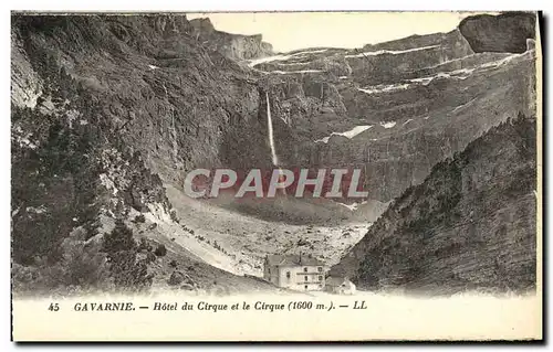 Cartes postales Gavarnie Hotel Cirque et le Cirque