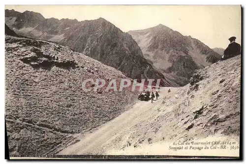 Cartes postales Col du Tourmalet Sommet et passage du col