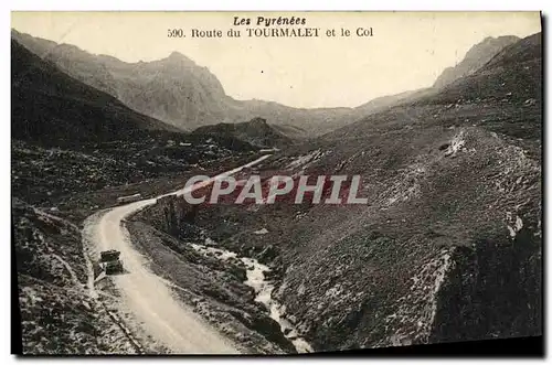 Cartes postales Route du Tourmalet et le Col