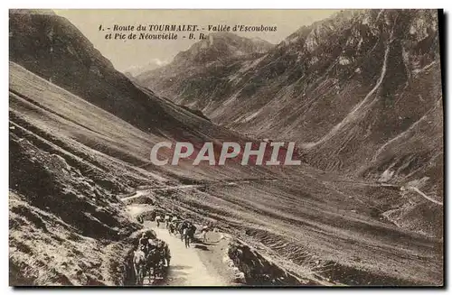 Ansichtskarte AK Route du Tourmalet et Pic de Neouvielle