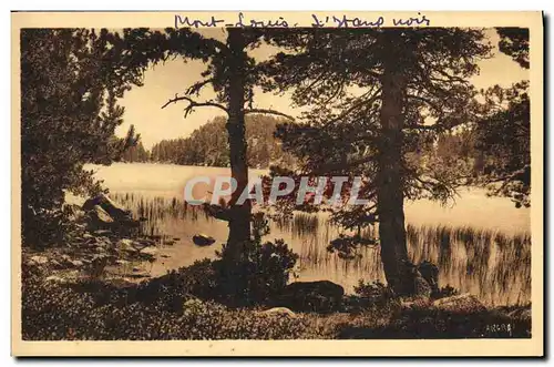 Cartes postales Les Pyrenees Mont Louis L etang noir