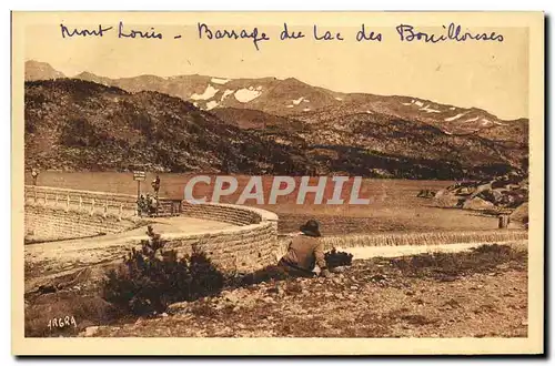 Cartes postales Les Pyrenees Mont louis Barrage du lac des Bouillouses