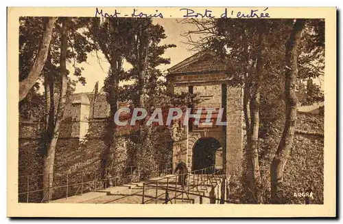 Cartes postales Les Pyrenees Mont Louis Porte d entree