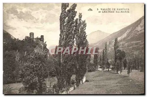 Cartes postales Bareges Vallee Chateau Ste Marie