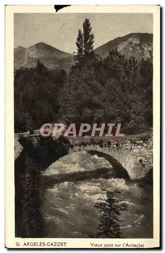 Cartes postales Argeles Gazost Vieux pont sur L Arrieulat