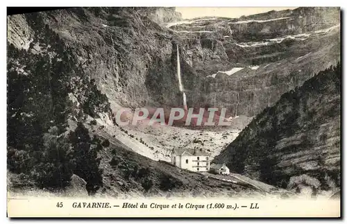 Cartes postales Gavarnie Hotel du Cirque et le Cirque