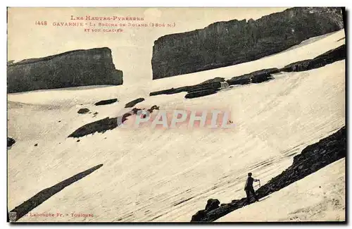 Cartes postales Gavarnie La Breche de Roland et son glacier