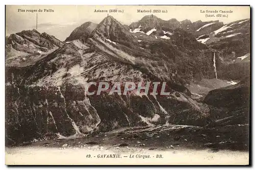 Cartes postales Gavarnie Le Cirque