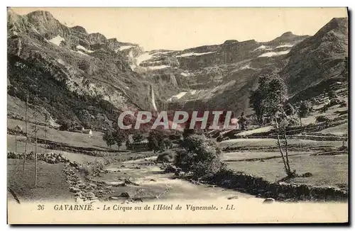 Ansichtskarte AK Gavarnie Le Cirque vu de l Hotel de Vignemale