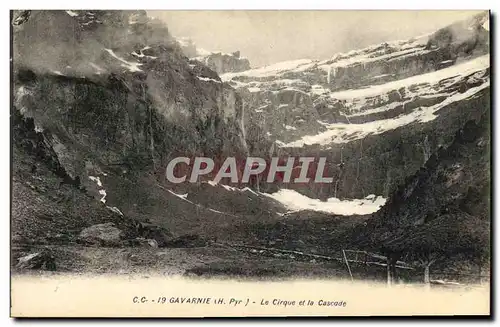 Cartes postales Gavarnie Le Cirque et la Cascade