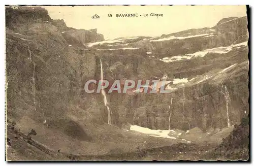 Cartes postales Gavarnie Le Cirque