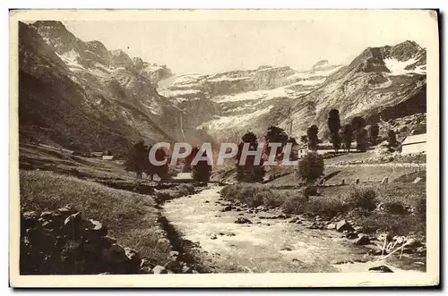 Cartes postales Gavarnie Le Cirque et le Gave