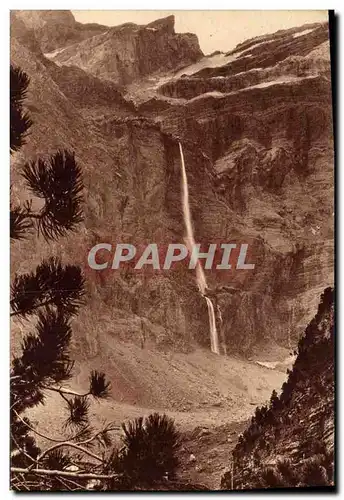 Cartes postales Gavarnie Au Cirque La Grande Cascade