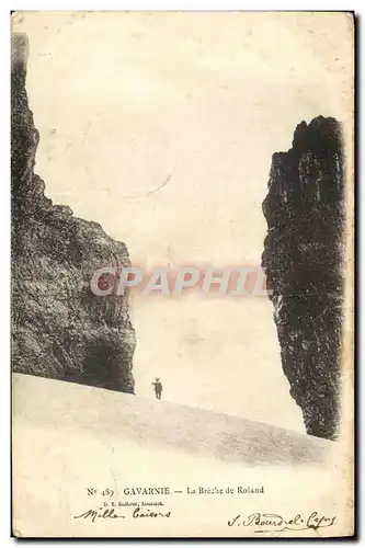 Cartes postales Gavarnie La Breche de Roland