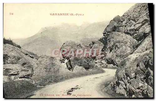 Cartes postales Gavarnie Le Chaos Ou Route de Gavarnie