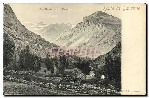 Ansichtskarte AK Gavarnie La Breche de Roland