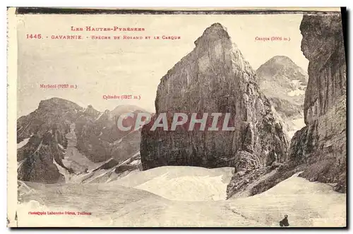 Cartes postales Gavarnie Breche De Roland Et Le Casque
