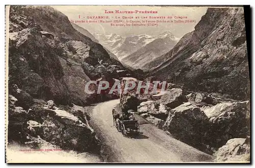 Cartes postales Gavarnie Le Cirque Et Les sommets du cirque