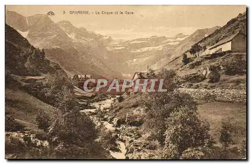 Cartes postales Gavarnie Le Cirque et le Gave