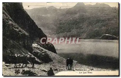 Ansichtskarte AK Bagneres de Bigorre Excursions au lac Bleu Le Lac bleu