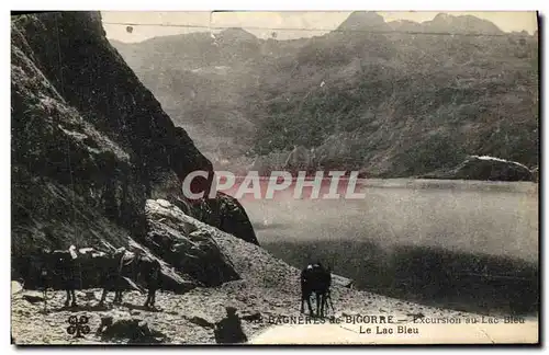Cartes postales Bagneres de Bigorre Excursions au lac Bleu Le Lac bleu