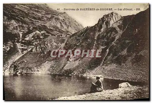 Cartes postales Environs de Bagneres de Bigorre Lac d Oncet
