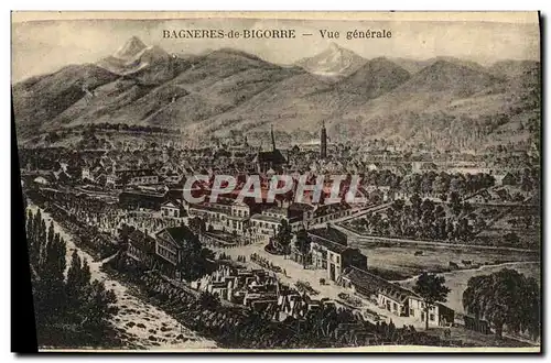 Cartes postales Bagneres de Bigorre Vue generale