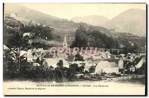 Cartes postales Environs de Bagneres de Bigorre Gerde Vue Generale