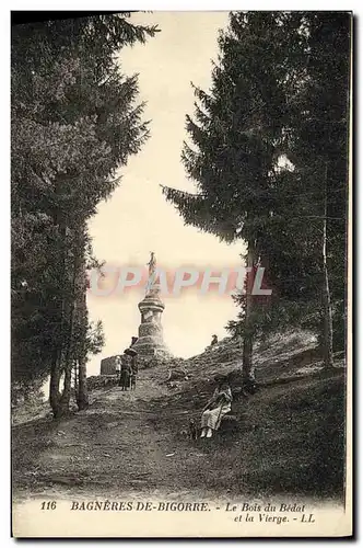 Cartes postales Bagneres de Bigorre Le Bois du Vedat et la Vierge