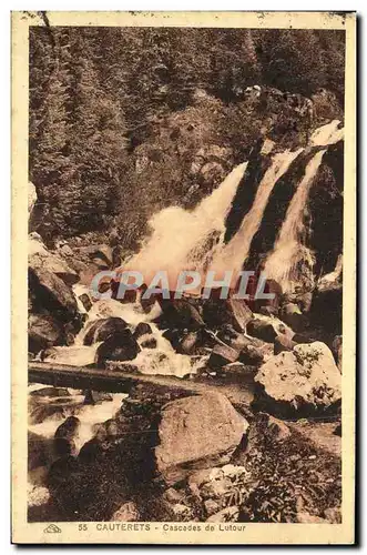 Ansichtskarte AK Cauterets Cascades de Lutour