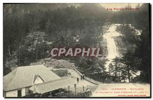 Cartes postales Cauterets Hotellerie et cascade du pont d Espagne