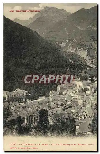 Cartes postales Cauterets La Ville Val De Camdusque Et Monne