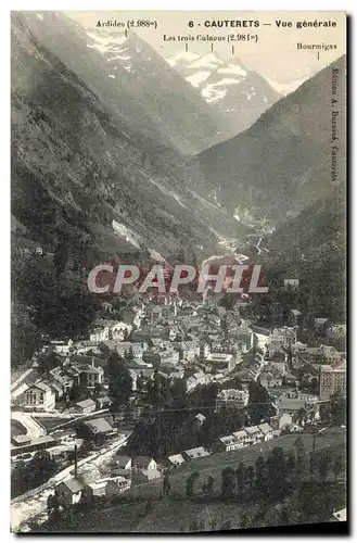 Cartes postales Cauterets Vue Generale