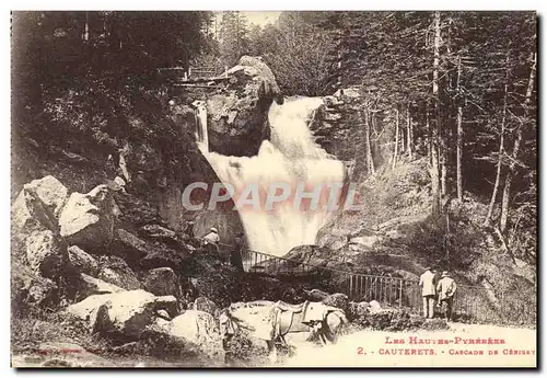 Cartes postales Cauterets Cascade De Cerisey