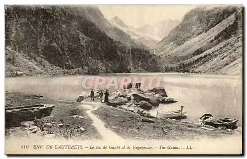 Cartes postales Cauterets Le lac de Gaube et de Vignemale
