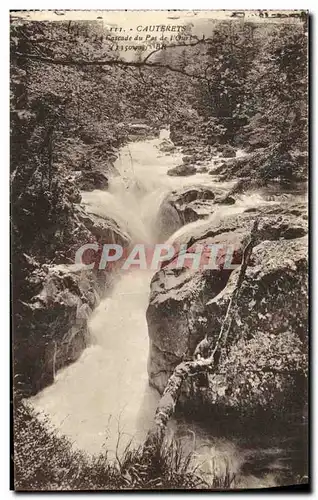 Ansichtskarte AK Cauterets Cascade du Pas de L Ours