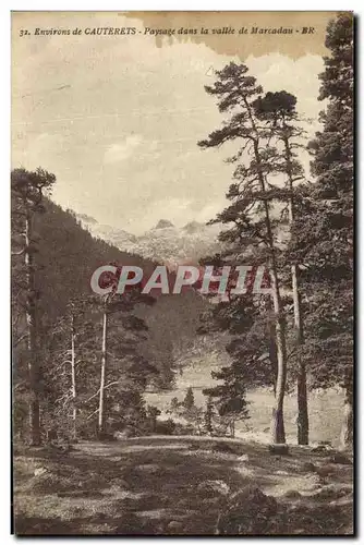 Ansichtskarte AK Cauterets Paysage dans la Vallee de Marcadau