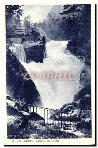 Cartes postales Cauterets Cascade du Cerizet