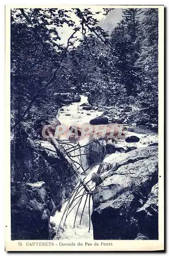 Cartes postales Cauterets Cascade du Pas de L Ours