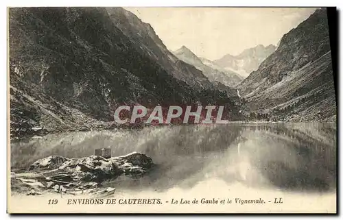 Cartes postales Cauterets Le Lac de Gaube et le Vignemale