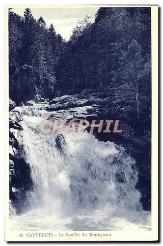 Cartes postales Cauterets Le Gouffre du Maubourat