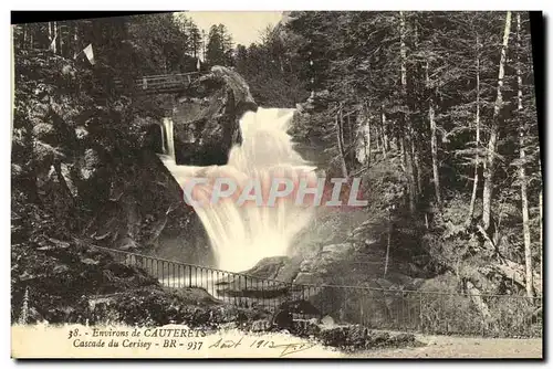 Cartes postales Cauterets Cascade du Cerisey