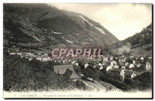 Cartes postales Cauterets Vue Prise du Chemin de la Raillere