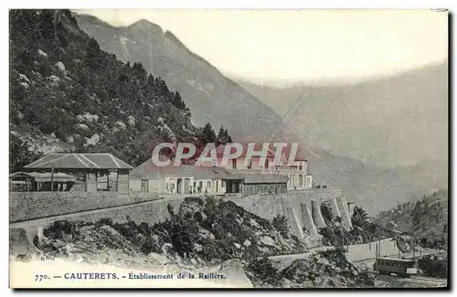 Cartes postales Cauterets Etablissement de la Raillere