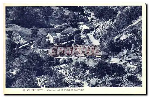 Cartes postales Cauterets Mauhourat et Petit St Sauveur