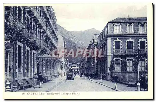 Cartes postales Cauterets Boulevard Latapie Flurin