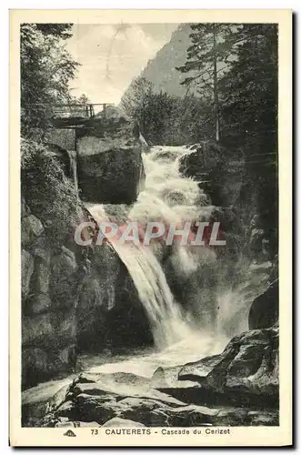 Cartes postales Cauterets Cascade du Cerizet